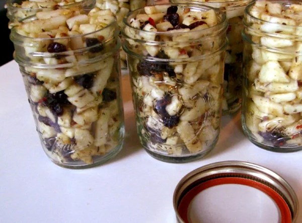 Fermented apple salsa
