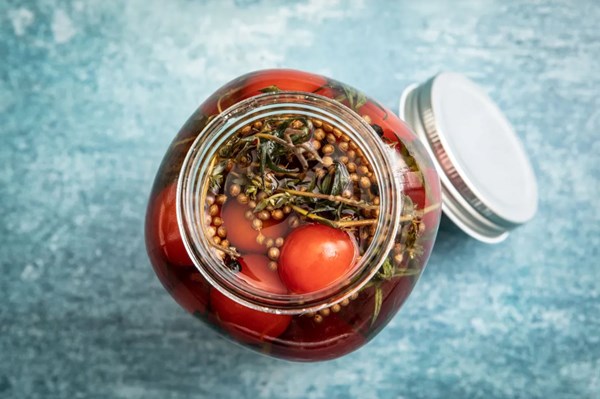Fermented cherry tomatoes