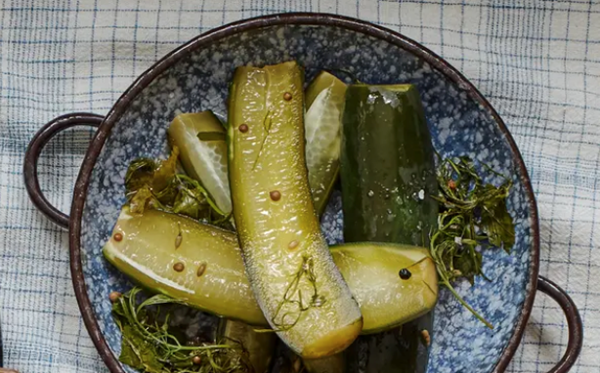 Fermented cucumbers