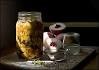 Fermented peach chutney