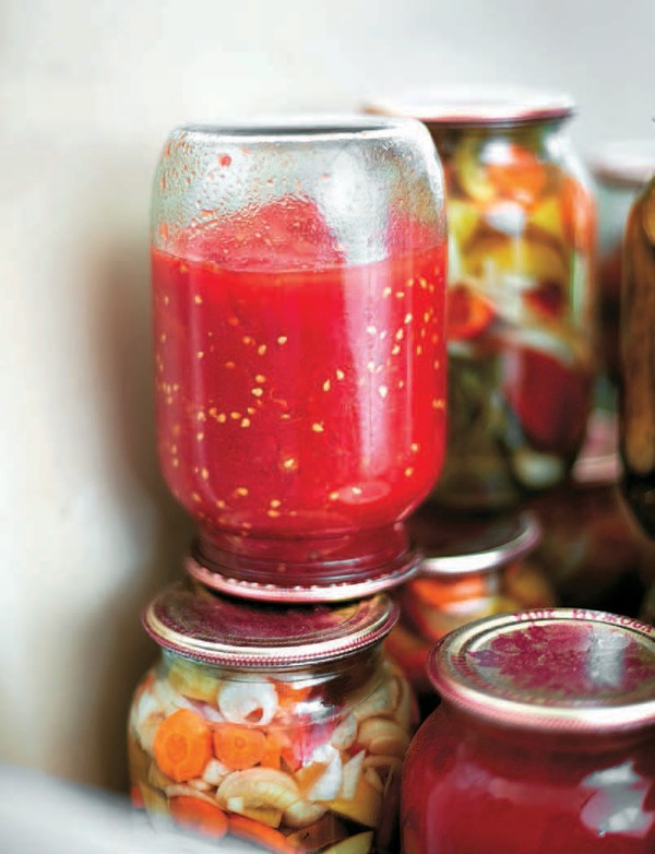 Fermented tomato passata (Mors)