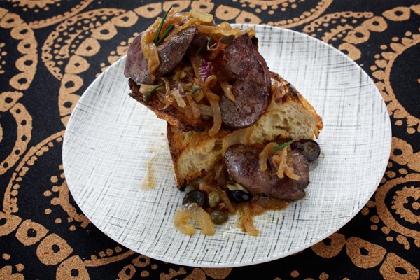 Fernet-Branca chicken livers