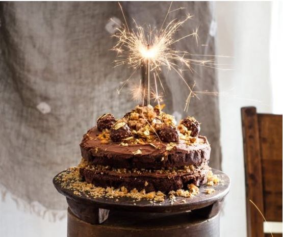 Ferrero Rocher chocolate hazelnut cake