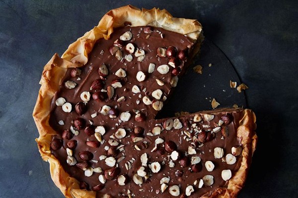 Ferrero Rocher-style pie