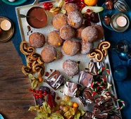 Festive dessert board