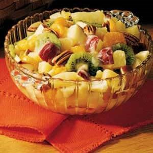 Festive fruit and pecan salad 