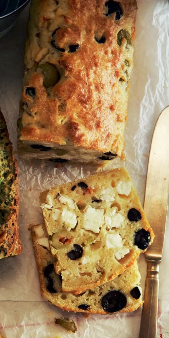 Feta & olive cake