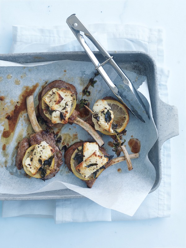 Feta and lemon lamb