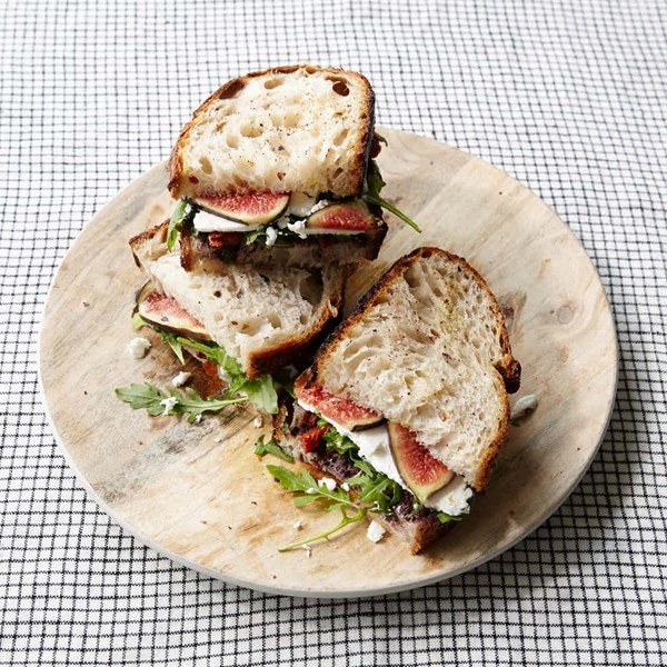 Feta, fig and olive on sourdough