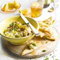 Feta, honey & date spread