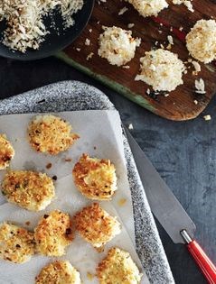 Feta nut fritters