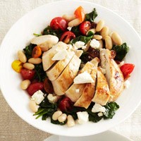 Feta-stuffed chicken breasts