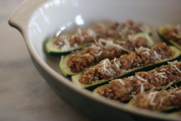 Feta-stuffed gem squash