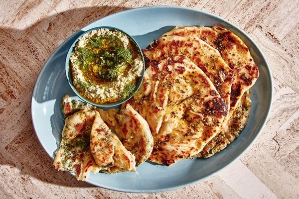Feta-za'atar flatbread