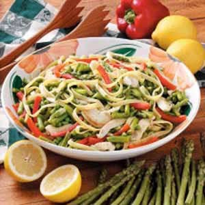 Fettuccine primavera