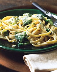 Fettuccine with Gorgonzola and broccoli  