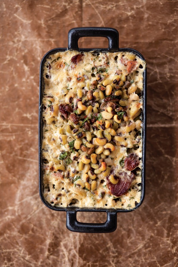 Field pea gratin