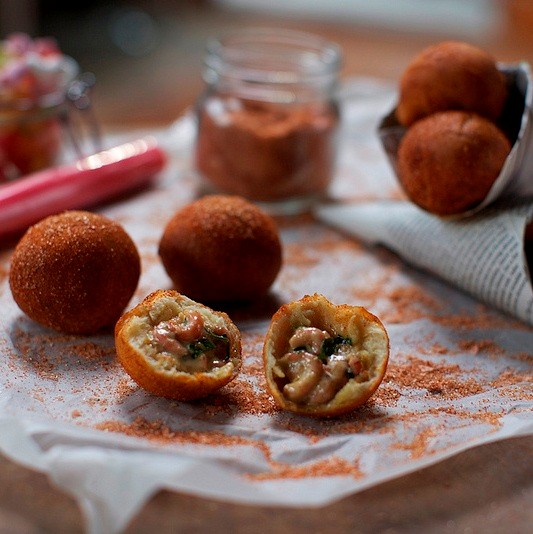 Fiery fish balls