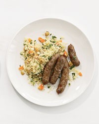 Fiery Moroccan lamb merguez