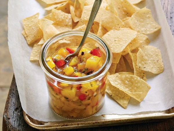 Fiery peach salsa from 'Little Jars, Big Flavors' (Cook the Book)
