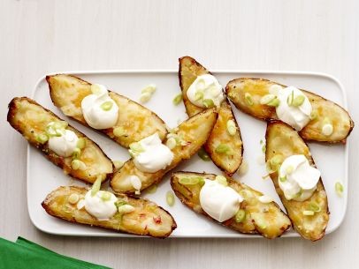 Fiery potato skins