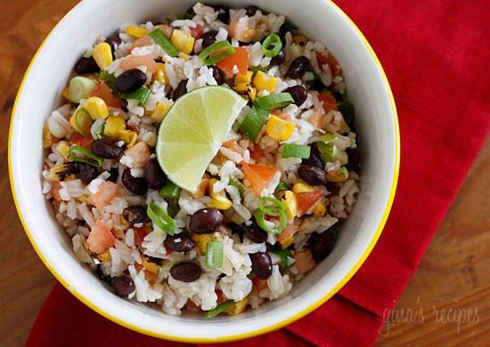 Fiesta lime rice