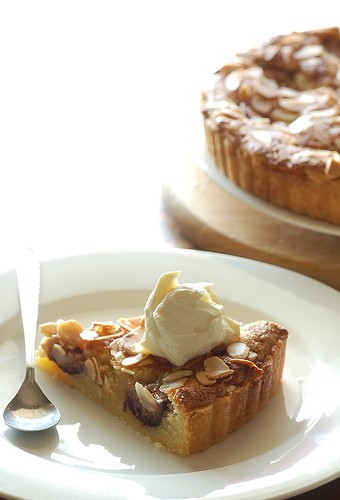 Fig & almond tart