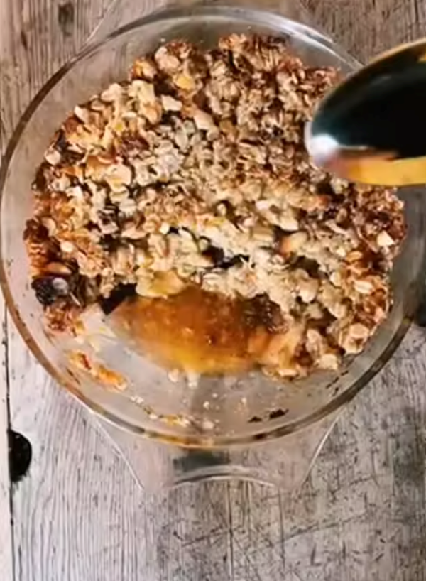 Fig & ginger crumble