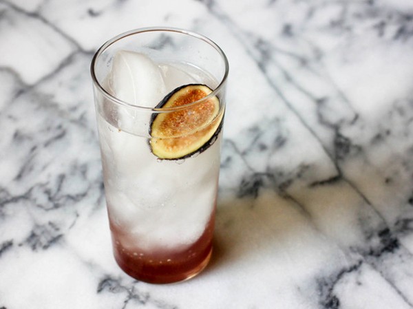 Fig and balsamic soda