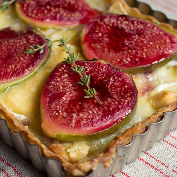 Fig and Camembert tart recipe Eat Your Books