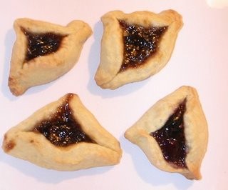 Fig and ginger hamantashen