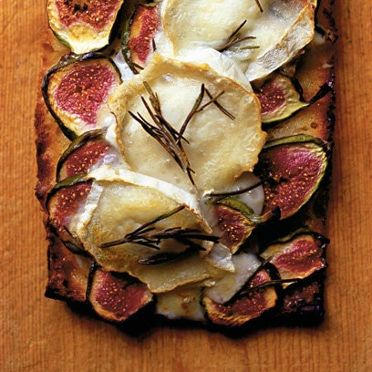 Fig and goat's cheese focaccia