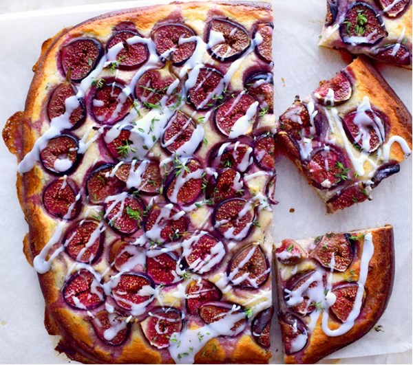 Fig and goat’s cheese tart