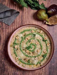 Fig and Gorgonzola risotto (Risotto fichi e Gorgonzola)