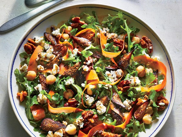 Fig and greens salad