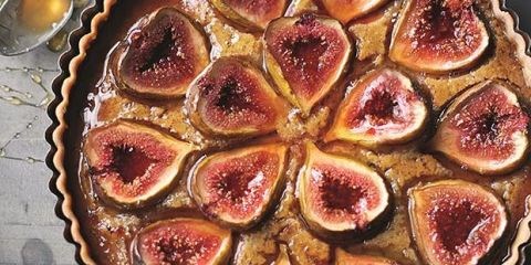 Fig and honey frangipane tart
