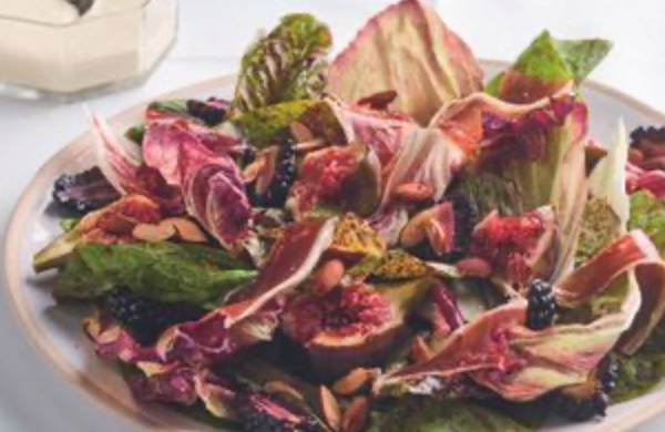 Fig and jamon salad