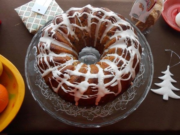 Fig and mincemeat Christmas bundt