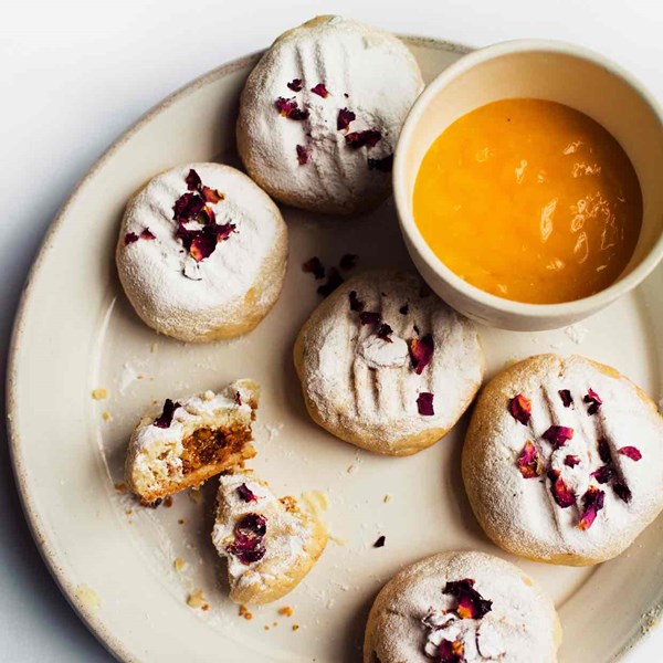 Fig and orange shortbreads