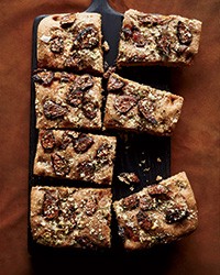 Fig-and-rosemary focaccia with pecorino