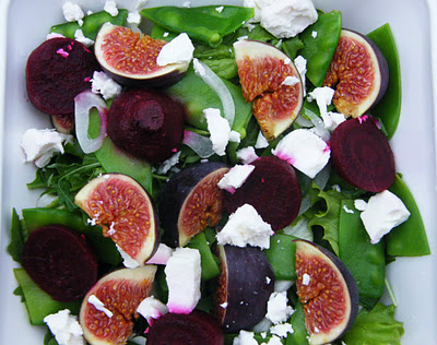 Fig, beetroot & feta salad