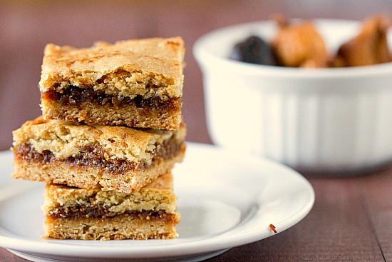 Fig cookie bars