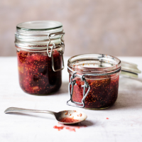Fig, honey and orange preserve
