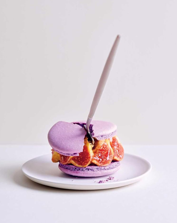 Fig macarons
