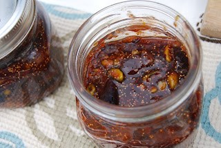 Fig, orange and pistachio conserve