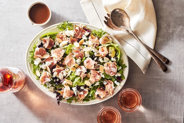 Fig, prosciutto & Gorgonzola salad
