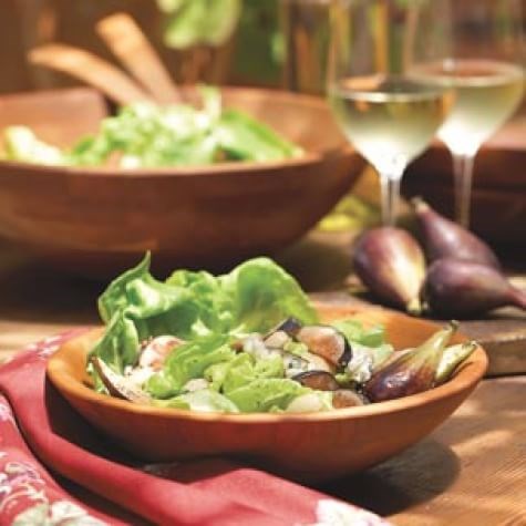Fig salad with Cabrales cheese & Marcona almonds