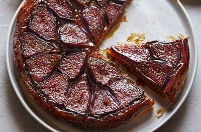 Fig tart Tatin