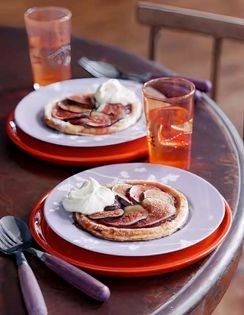 Fig tartlets with orange mascarpone