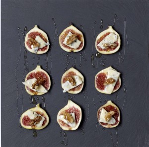 Fig with Gorgonzola and walnut
